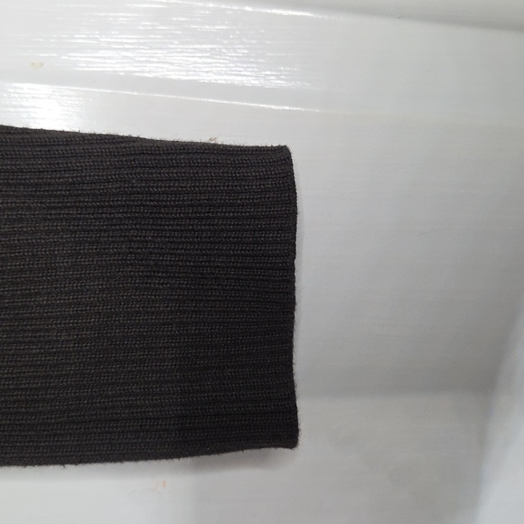 Essentials Charcoal/ Chocolate Ribbed Leggings Size M - Picture 12 of 12